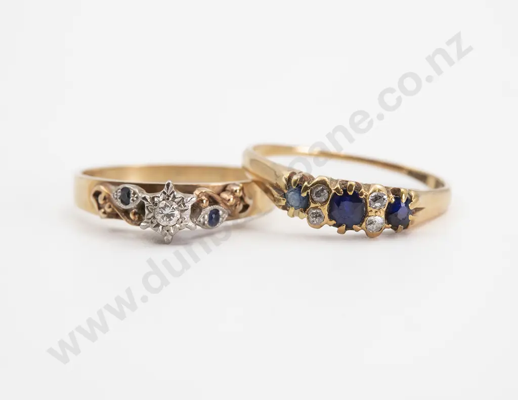 9ct Single Diamond Ring Image 1++