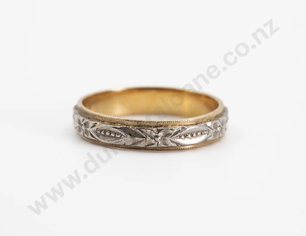 18ct & Palladium Eternity Band Image 1++