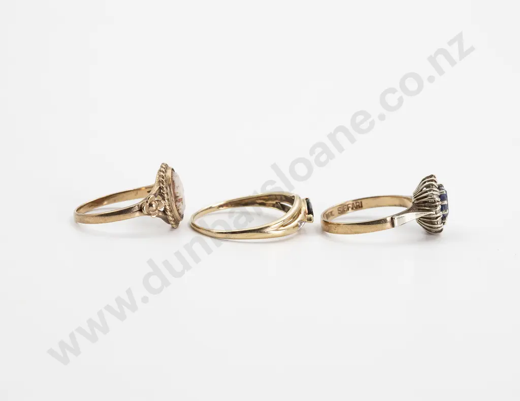 9ct Sapphire Ring Image 1++