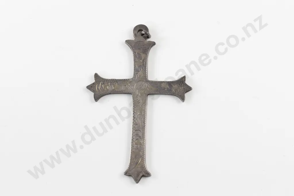 .925 Silver Cross Pendant Image 1++