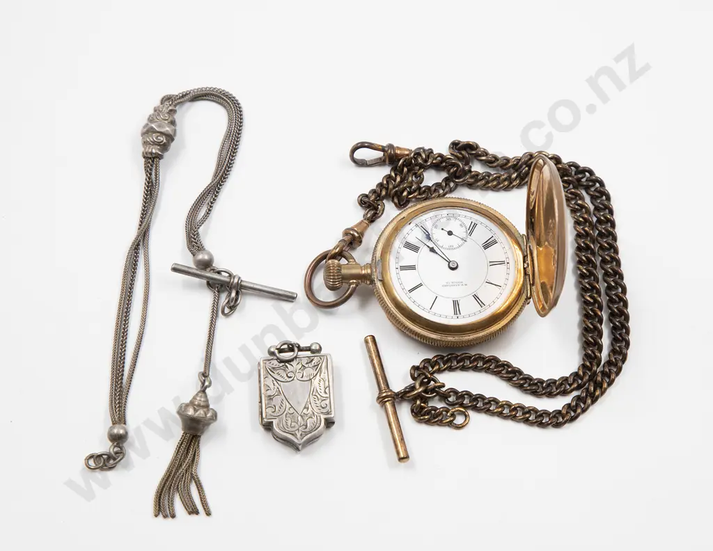 Victorian Silver Fob Chain Image 1++