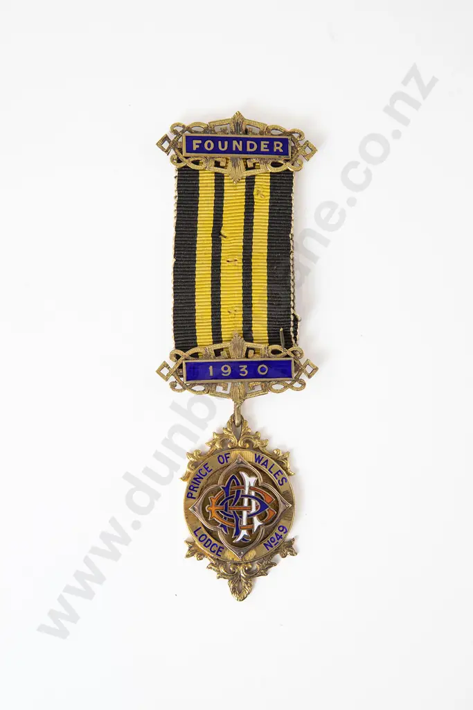 S/S & Enamel Lodge Medal Image 1++