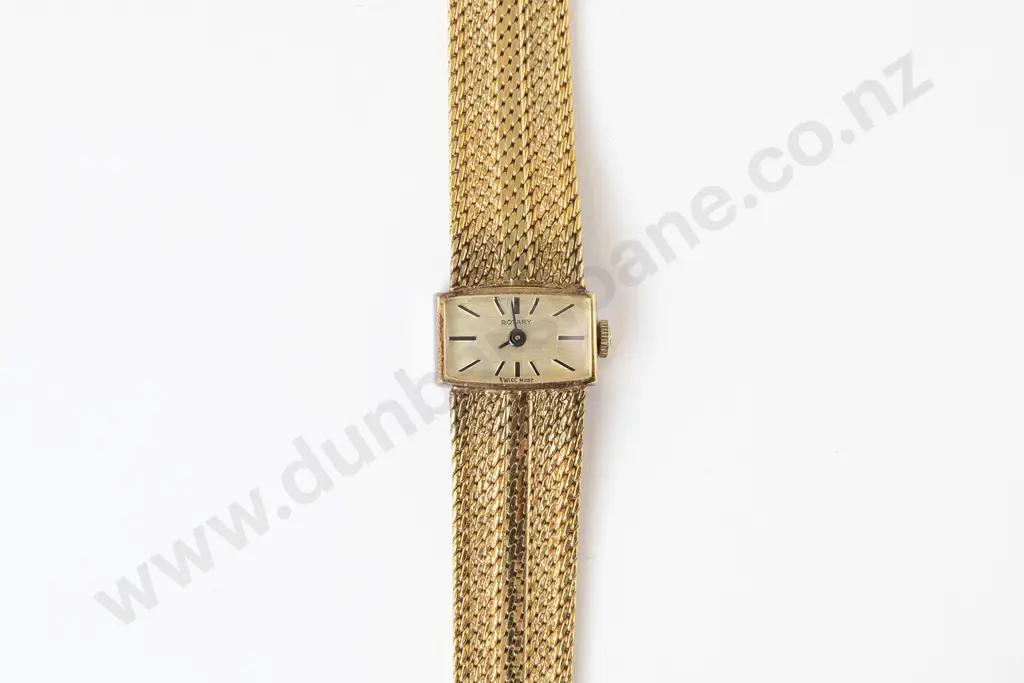Original Boxed Mid C20th Rotary Gold Plated Ladies Wrist Watch Image 1++