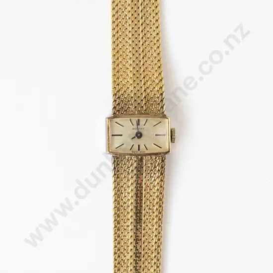Original Boxed Mid C20th Rotary Gold Plated Ladies Wrist Watch