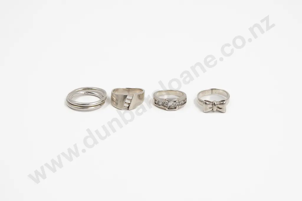 Seven Various S/S Rings Image 1++