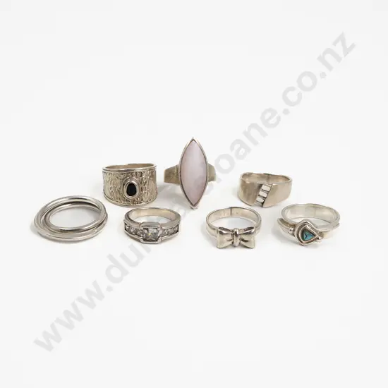 Seven Various S/S Rings