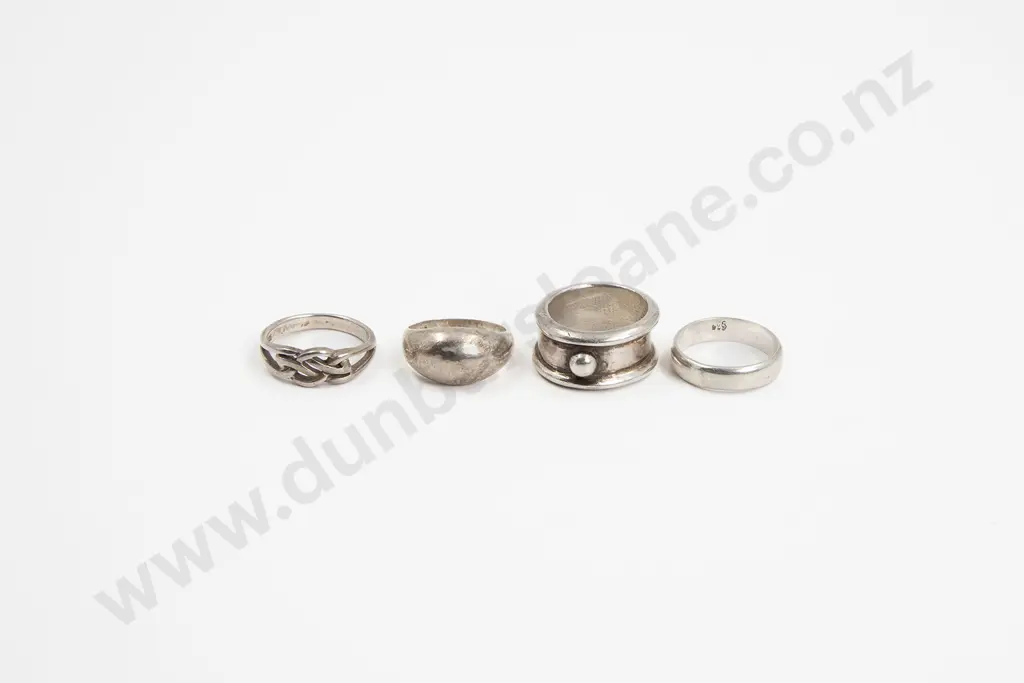 Eight Various S/S Rings Image 1++