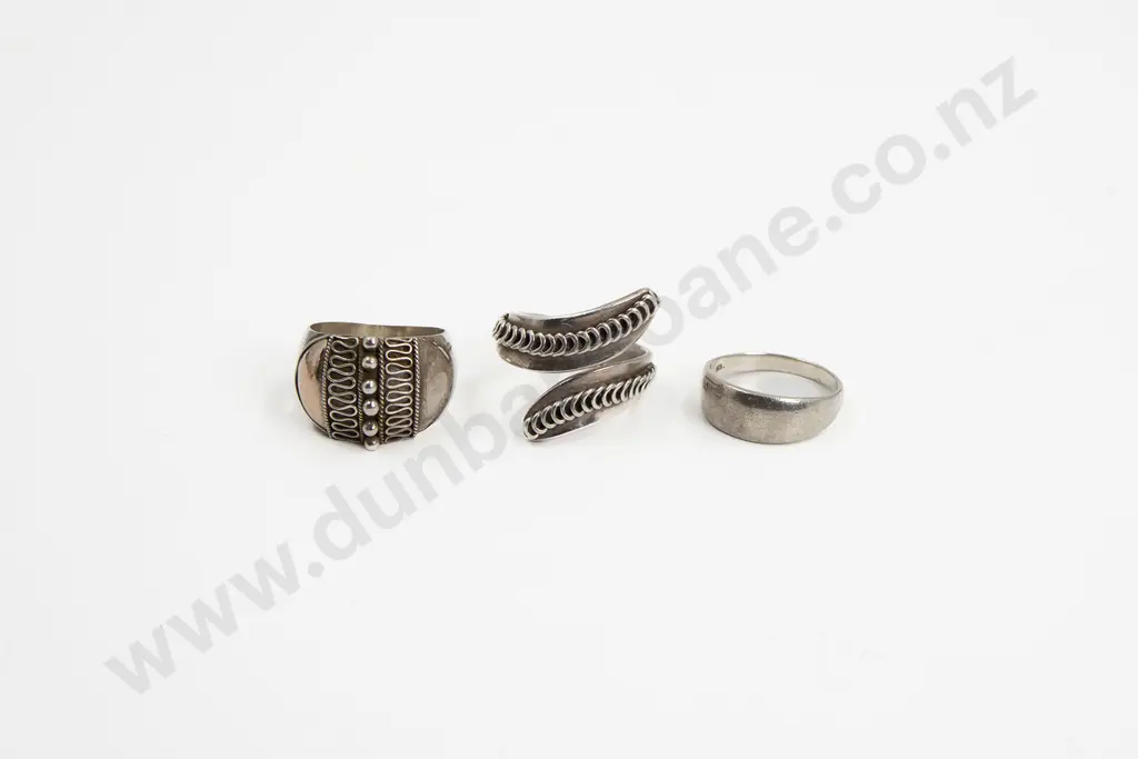 Seven Various S/S Rings Image 1++