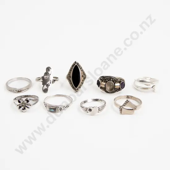 Seven Various S/S Rings