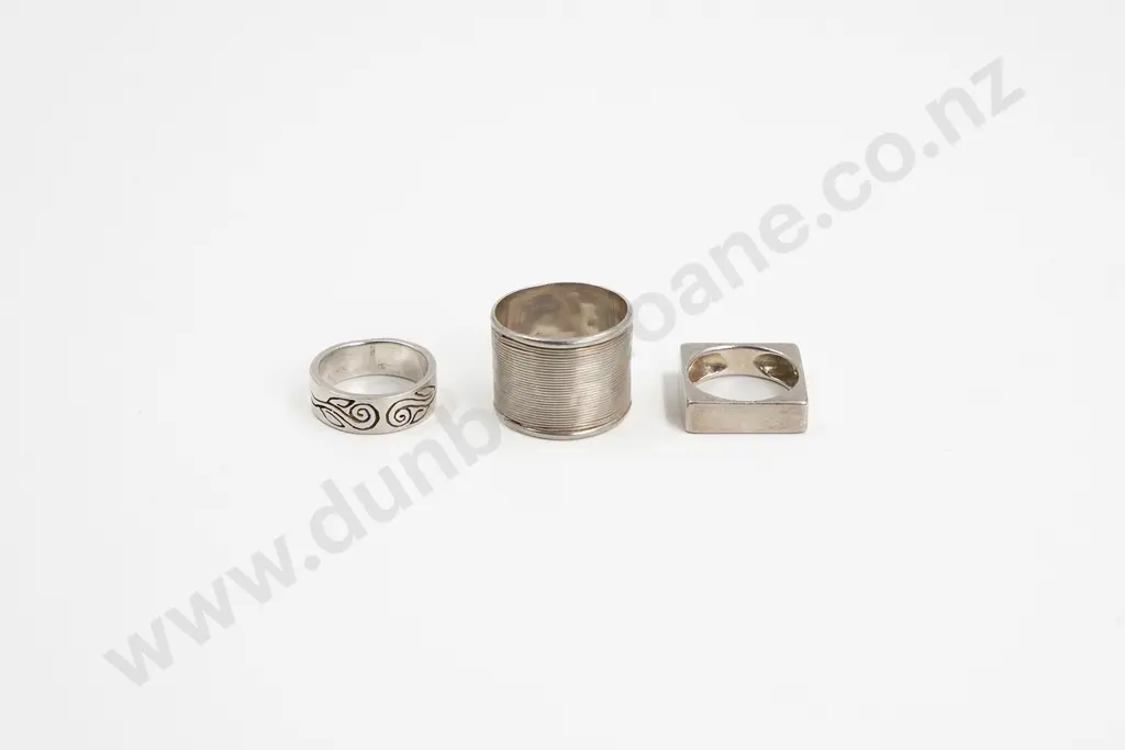 Seven Various S/S Rings Image 1++