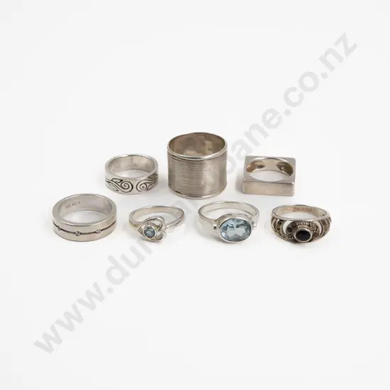 Seven Various S/S Rings