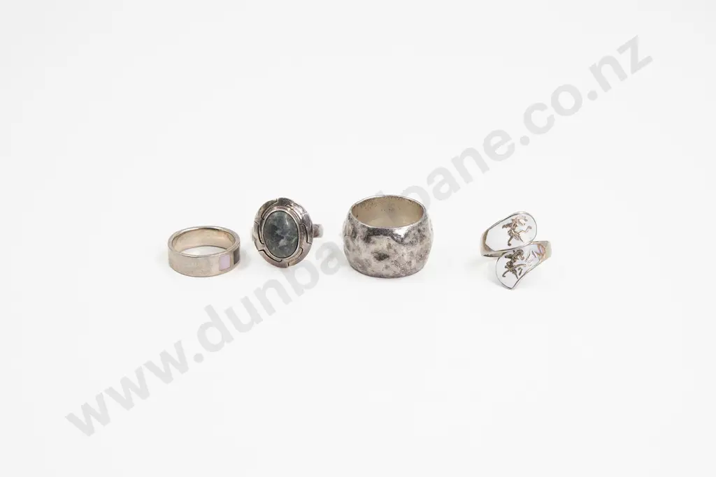 Seven Various S/S Rings Image 1++
