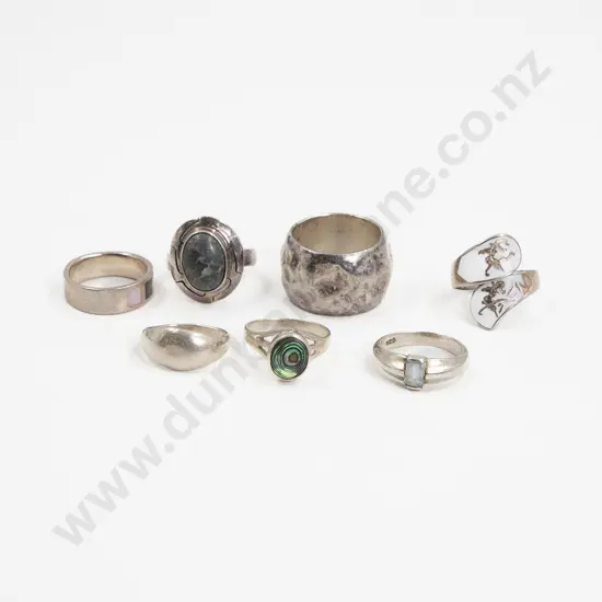Seven Various S/S Rings