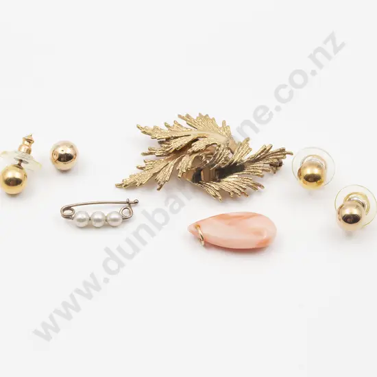 Pair 9ct Bead Stud Earrings