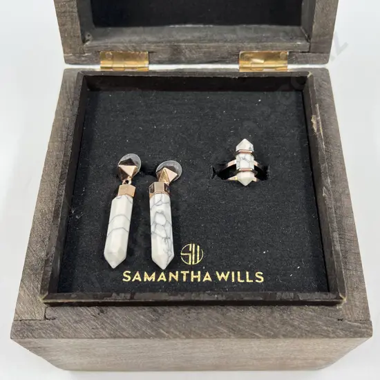 Samantha Wills Fashion Jewellery Ring and Matching Earrings