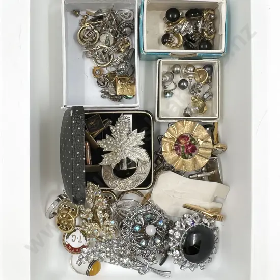 Small Collection Vintage Costume Jewellery and Earrings