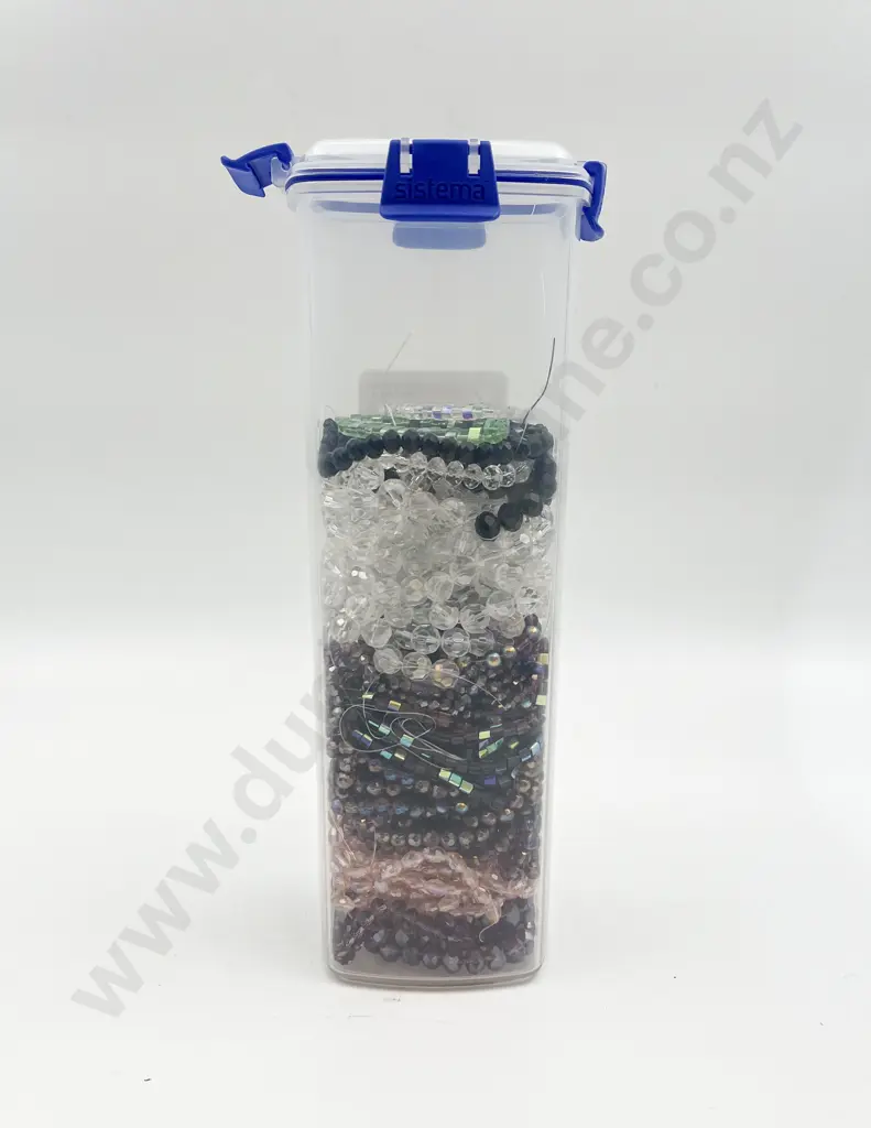 Quantity Various Coloured Crystal Beads Image 1++