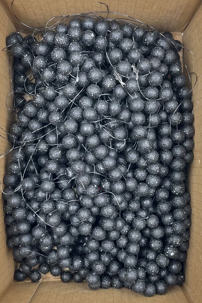 Bulk Quantity Large Black Composite Beads Image 1++