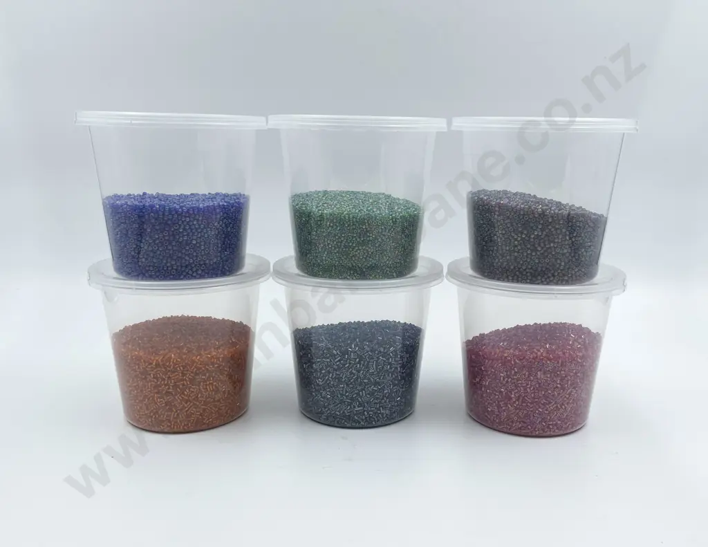 Six Colourways Seed Beads Image 1++