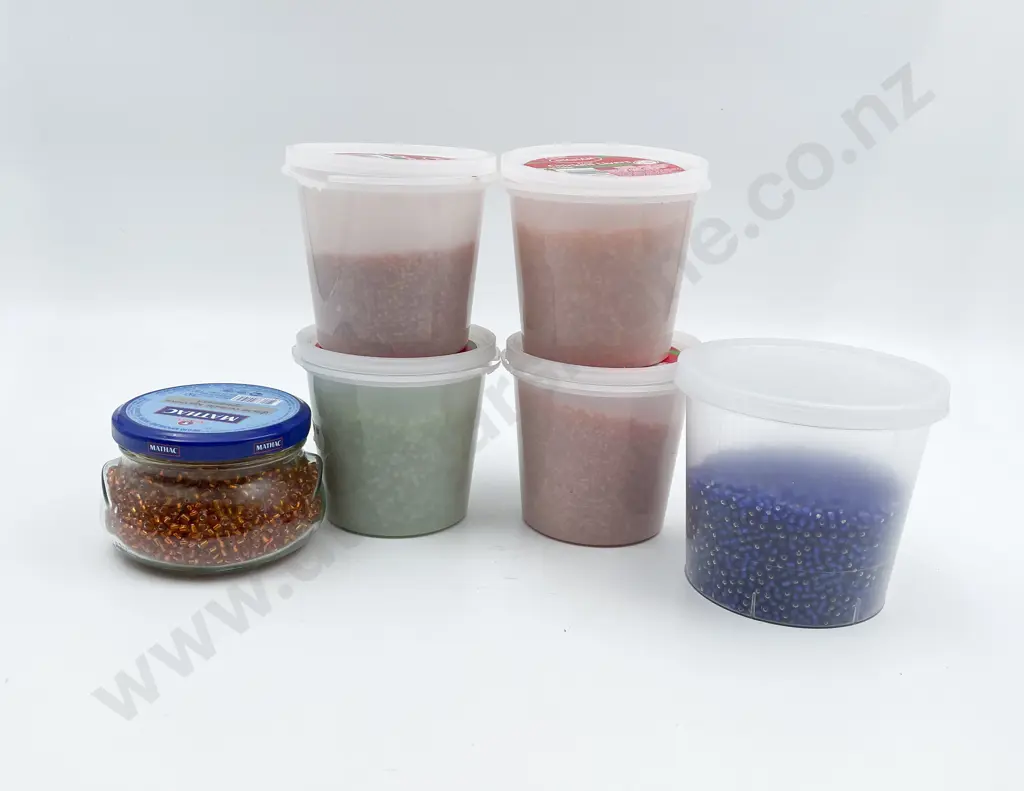 Six Colourways Seed Beads Image 1++
