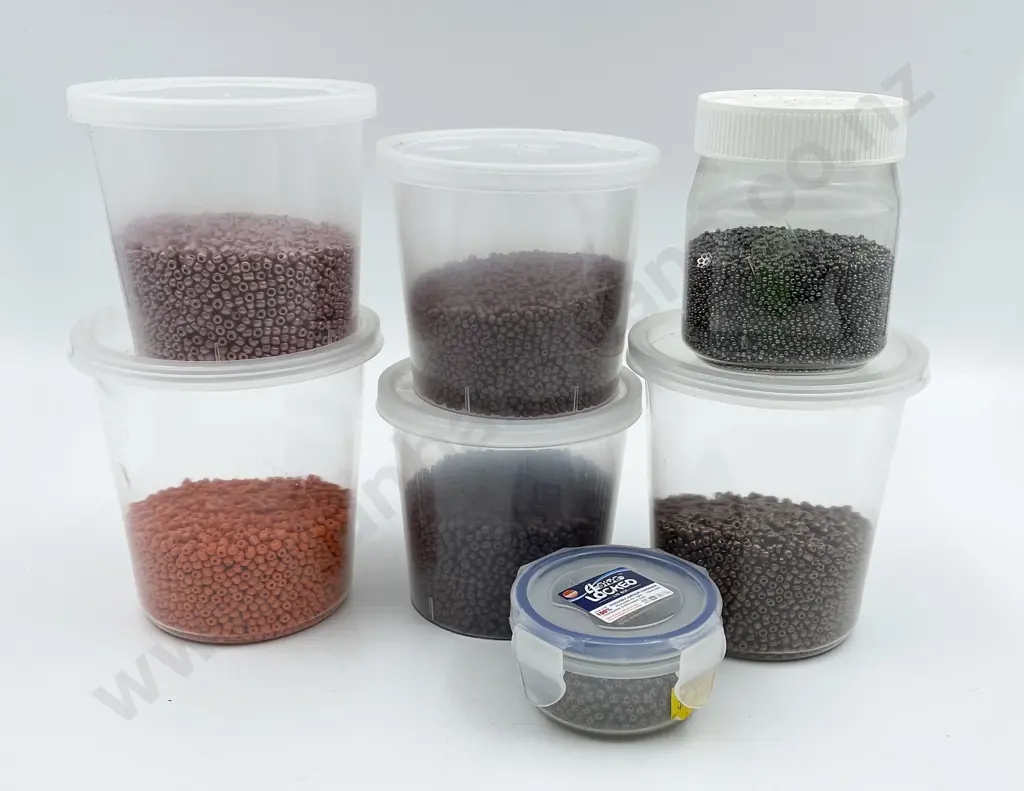 Five Colourways & Various Larger Seed Beads Image 1++