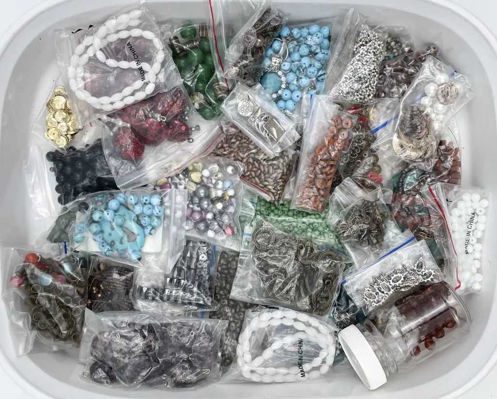 Mixed Collection of Beads Image 1++