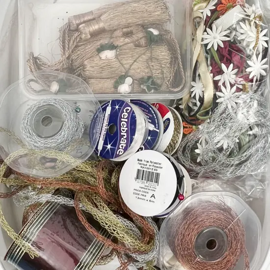 Metallic Knitted Type Rope Leather & Assorted