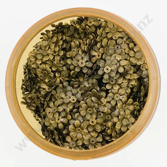 Bulk Quantity Metal Flower Head Bead Caps
