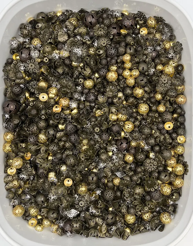 Bulk Quantity Metal Beads & Bead Caps Image 1++