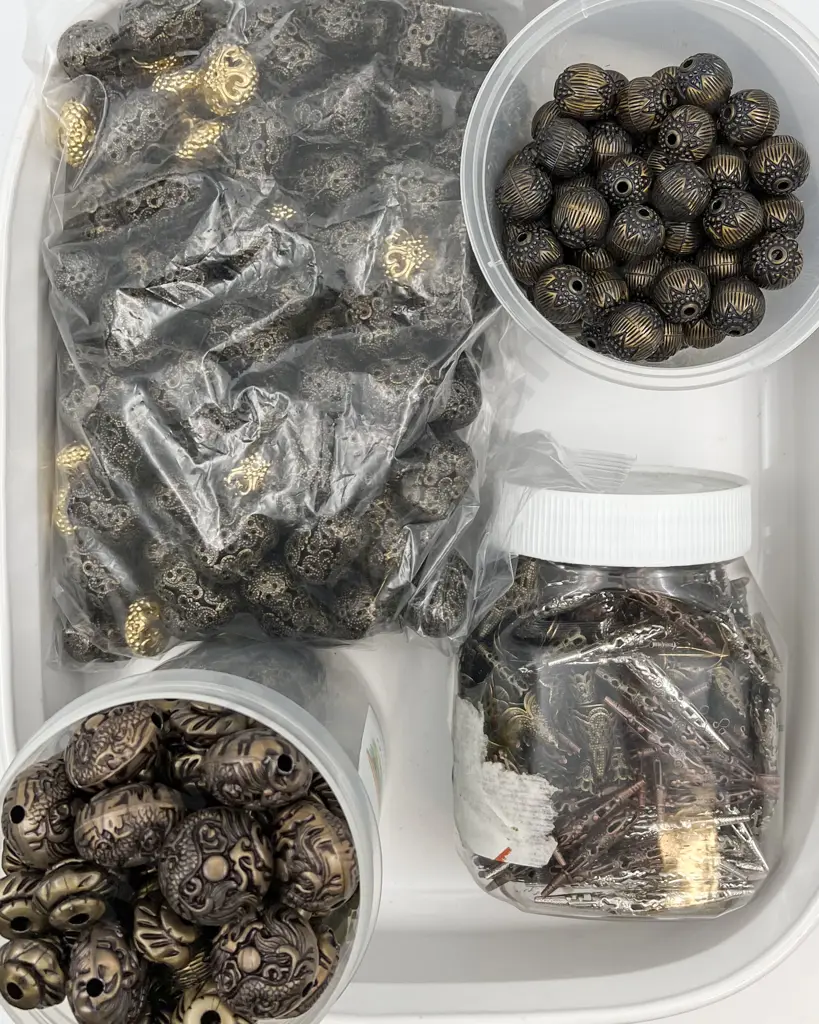 Bulk Quantity Various Metal Beads Image 1++