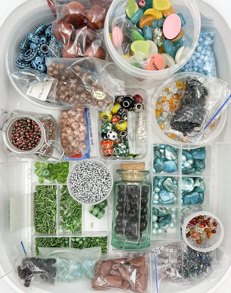 Mixed Assortment of Beads Image 1++