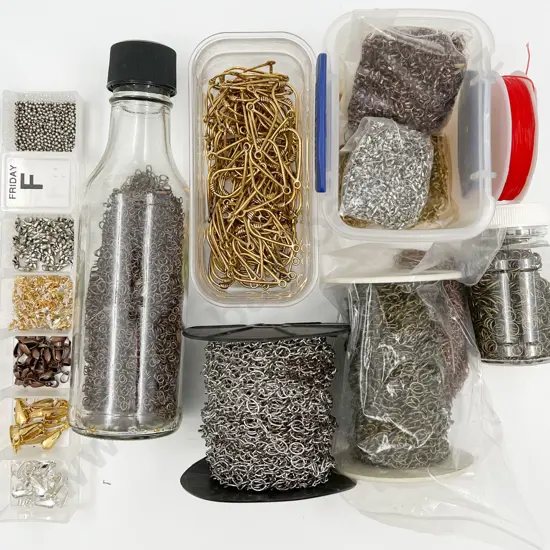 Quantity  Assorted Jewellery Findings & Chain
