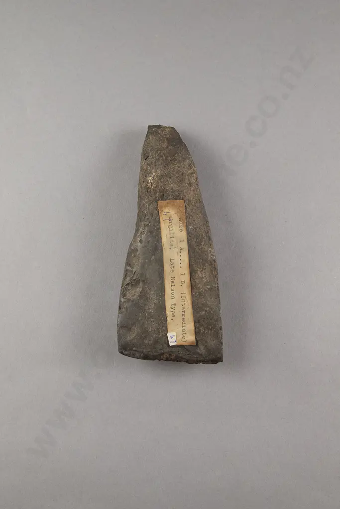 Pre-European Toki (Argillite) Image 1++