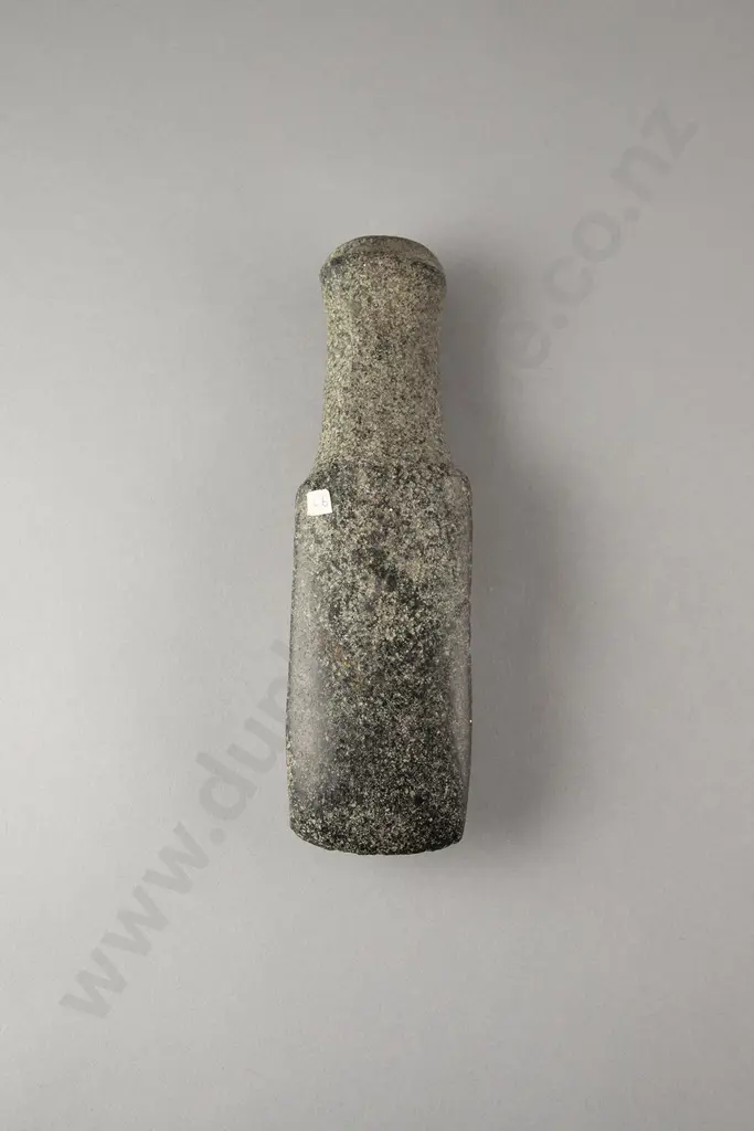 A Good Rare Pre-European Gabbro Rock Toki ( Adze Blade) Image 1++