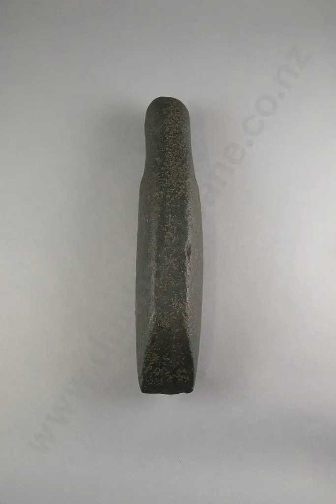 A  Superb Rare Large Argillite Pre-European Toki (adze) Image 1++