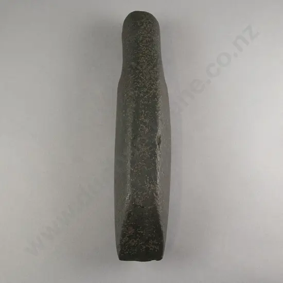 A  Superb Rare Large Argillite Pre-European Toki (adze)