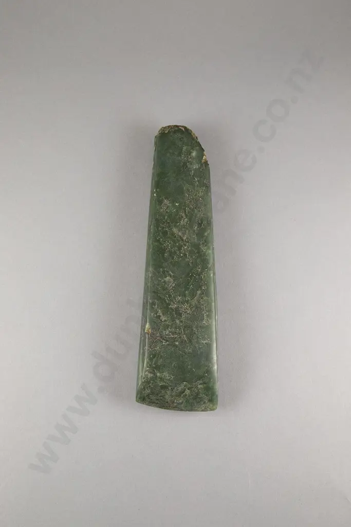 Pre-European Large Toki Pounamu Image 1++