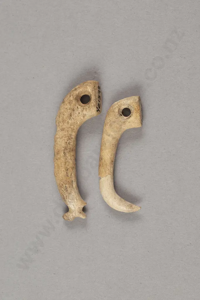 Two Bone Fish Hook Shanks Image 1++