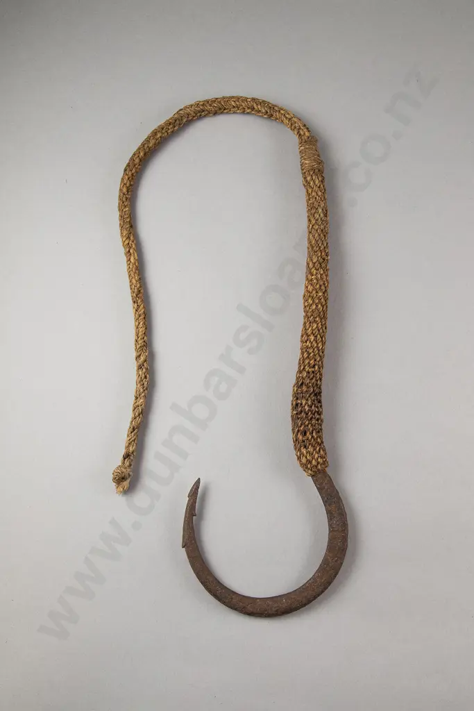 A Large Rare Iron Ship Nail Fishhook Image 1++