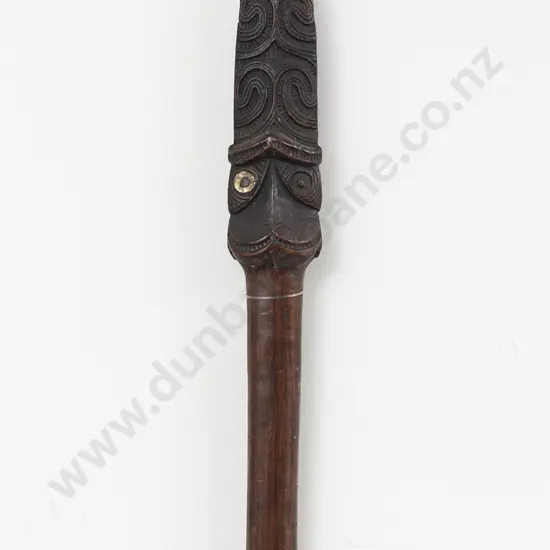 A 19th Century Taiaha (Fighting Staff)