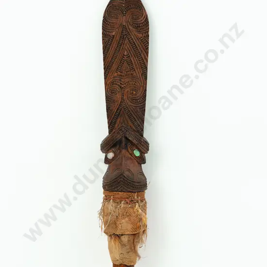 A 19th Century Taiaha (Fighting Staff)