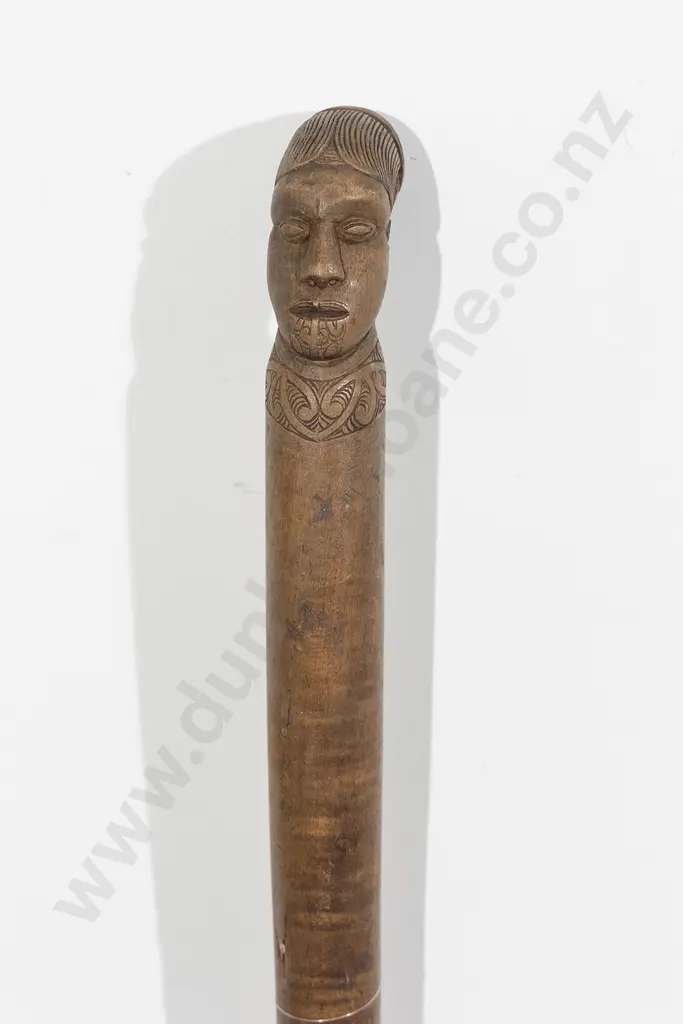 Wahine Head Tokotoko (Ceremonial Walking Stick) Image 1++