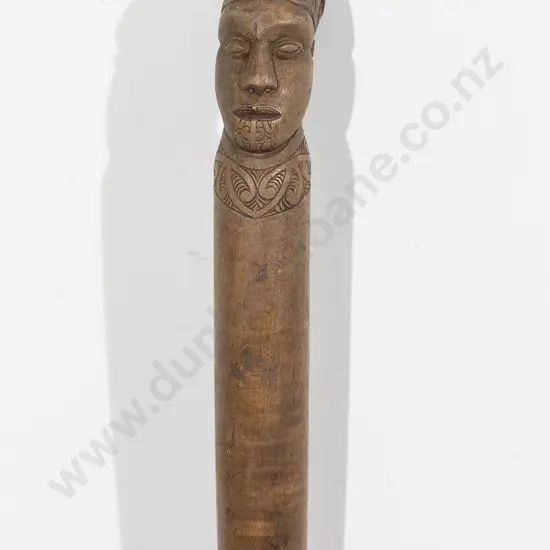 Wahine Head Tokotoko (Ceremonial Walking Stick)