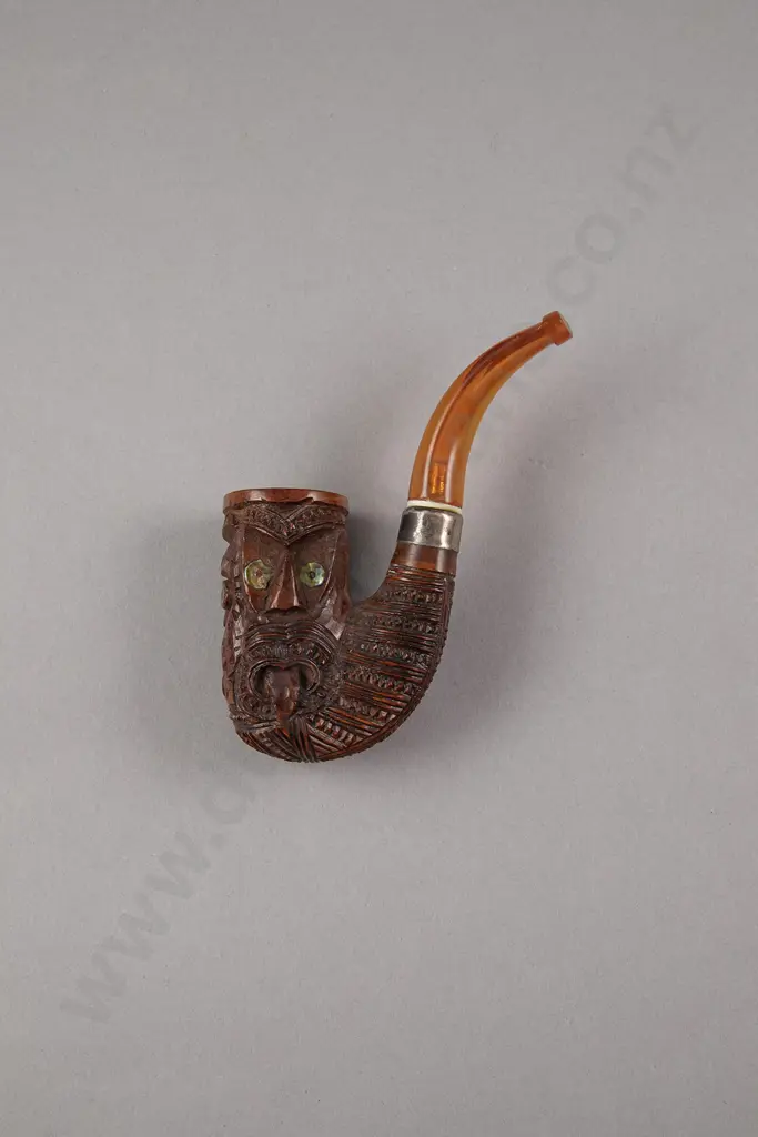 Carved Wooden Pipe Image 1++