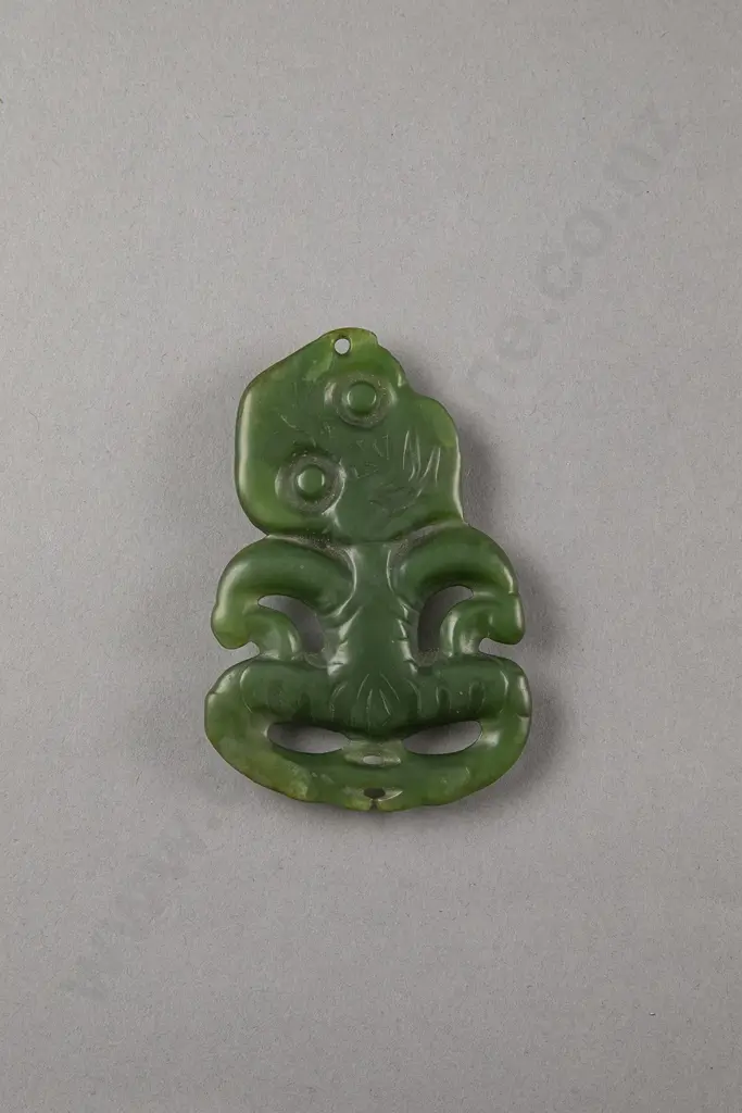 Contact Period Pounamu Hei Tiki Image 1++