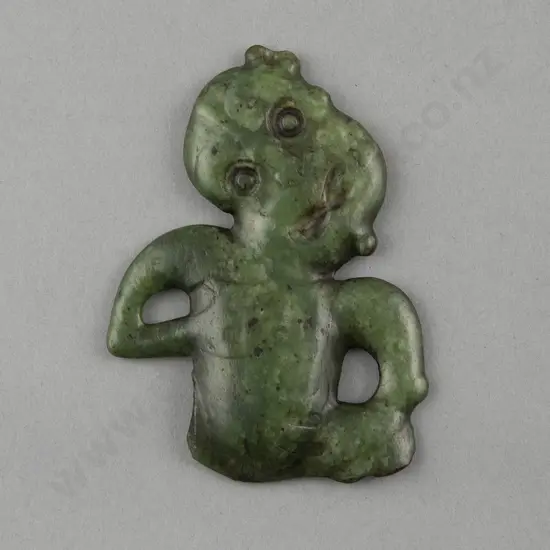 Pre-European Pounamu Hei Tiki