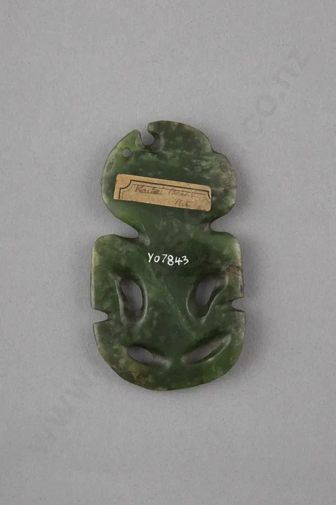 Early 18th Century Pounamu Hei Tiki Image 1++