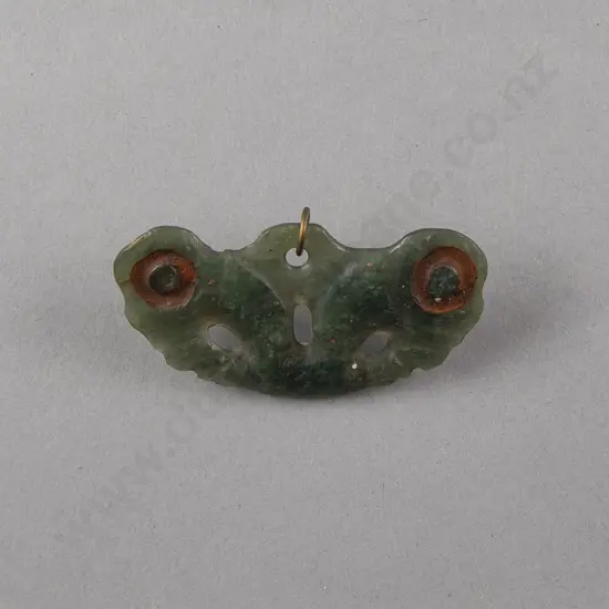 19th Century Pounamu Pekapeka (Pounamu Pendant)