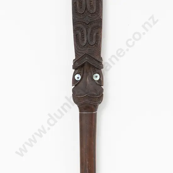 A 19th Century Taiaha (Fighting Staff)