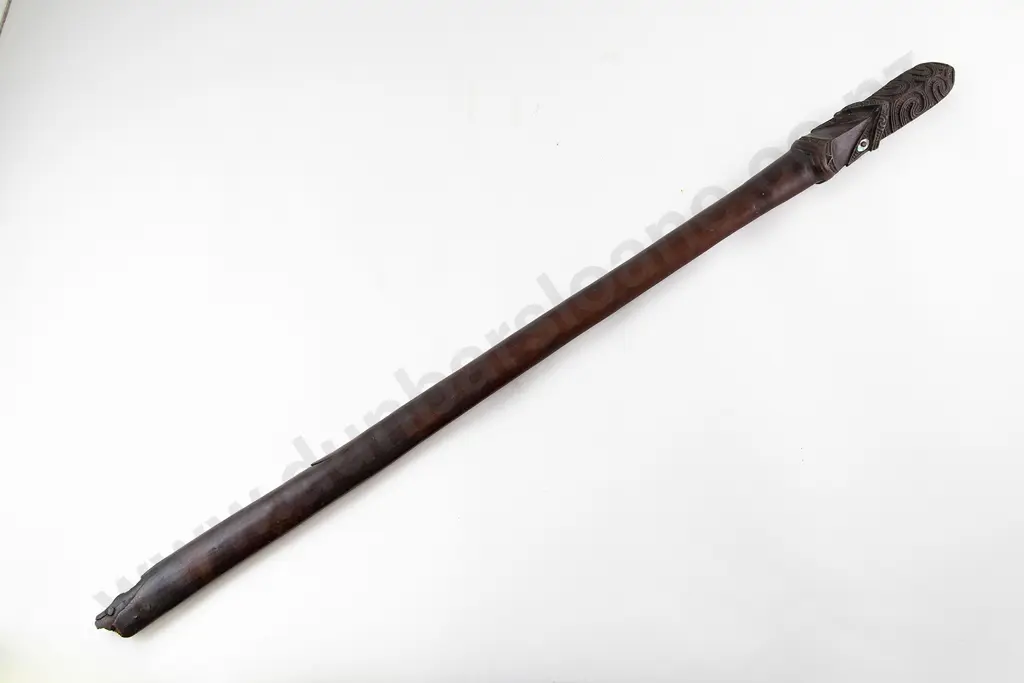 A 19th Century Taiaha (Mid To Upper Section Only) Image 1++